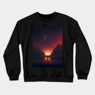 Lord of mustafar at Dusk Crewneck Sweatshirt